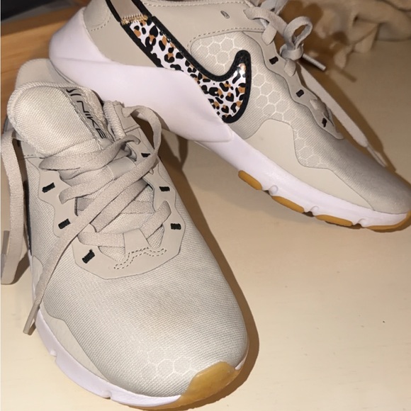 Nike Shoes - Nike Women's Beige and Black Athletic Shoes